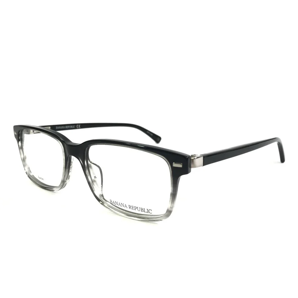 Banana Republic Eyeglasses Frames BR112 U76 Black Gradient Rectangle 52-16-145